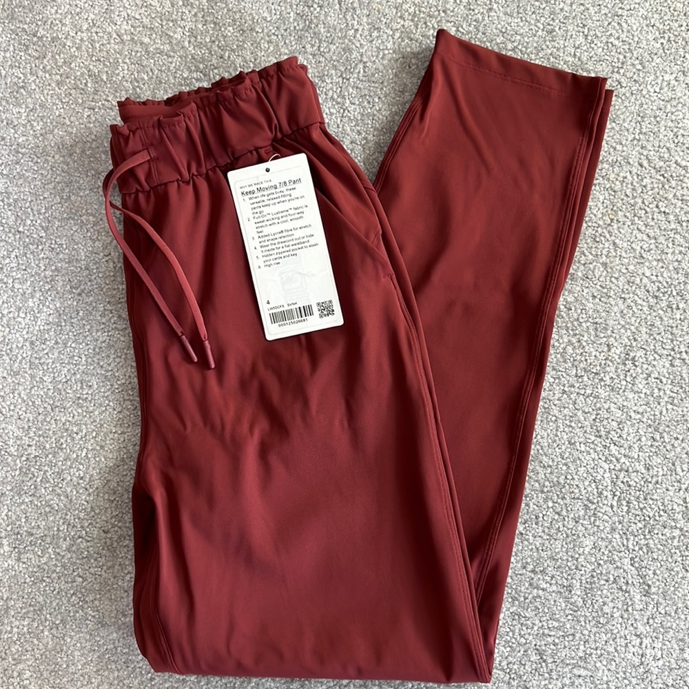 Lululemon Keep Moving 7/8 Length Pant